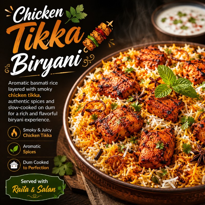 Chicken Tikka Biryani