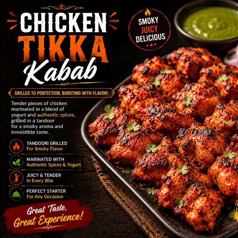 Chicken Tikka Kabab