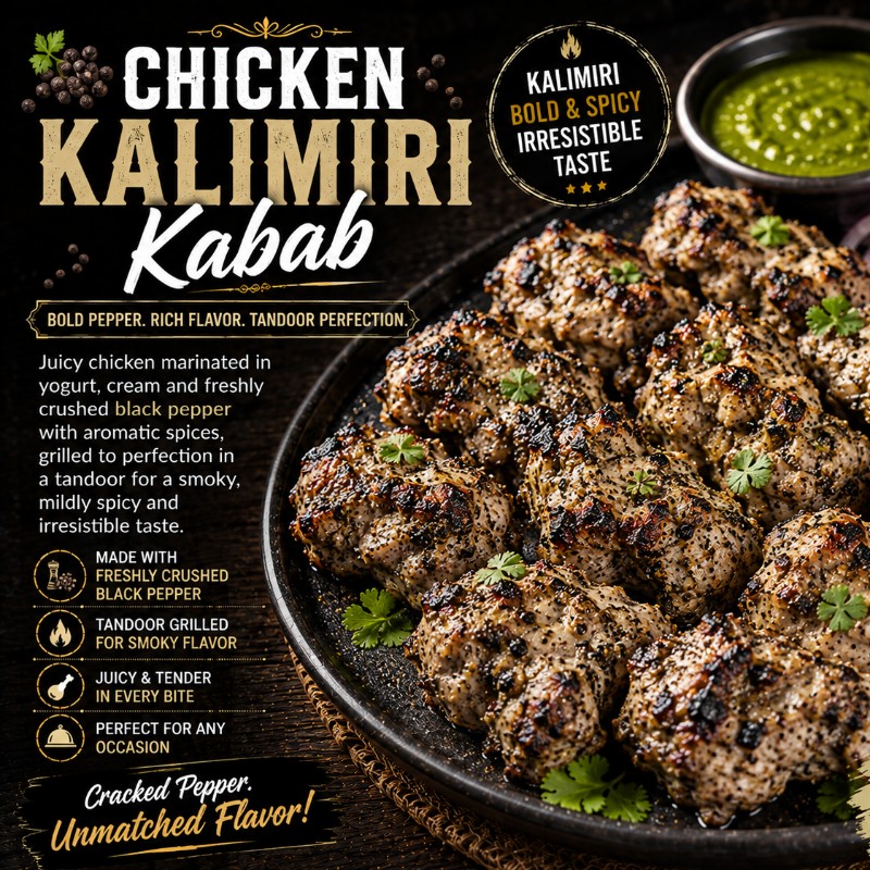 Chicken Kalimiri Kabab