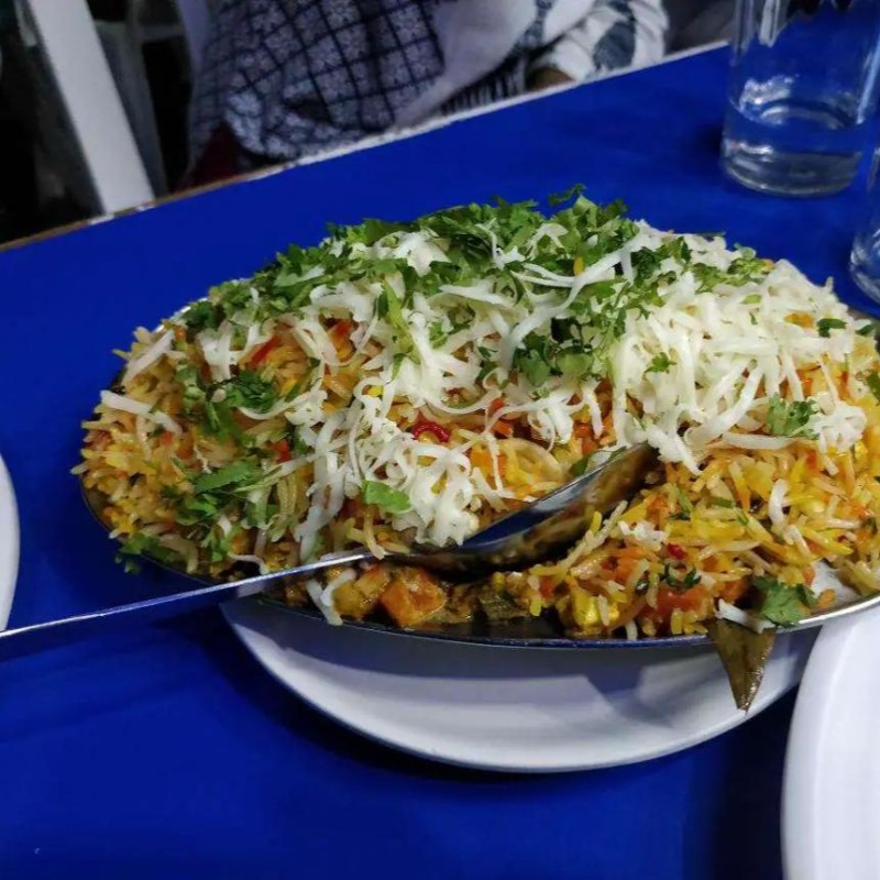 Veg Cheese Biryani